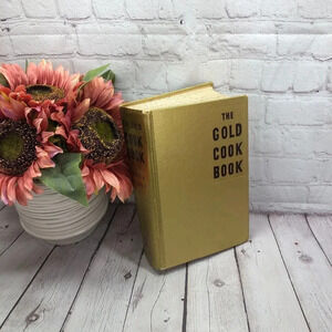Vintage 1950 GOLD cookbook